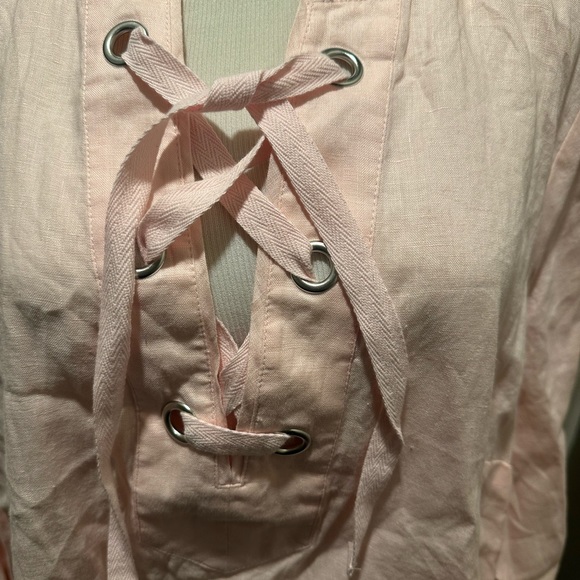 NWT Rafaella 100% Linen Top - Picture 2 of 5